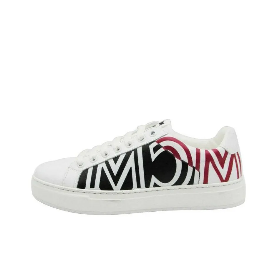 MCM Logo Low Top Skateboard White