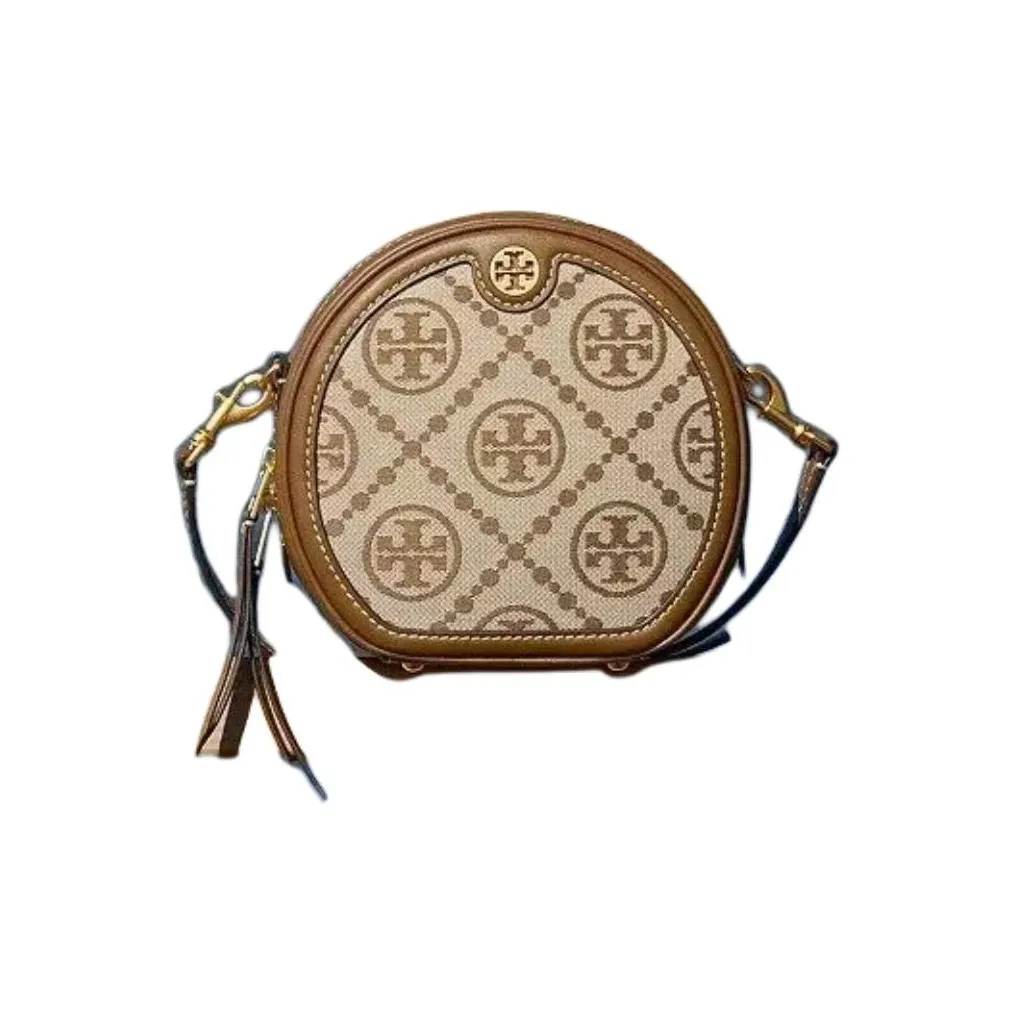 TORY BURCH Monogram Jacquard Hazelnut Brown