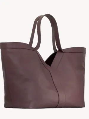 YSL y tote in leather