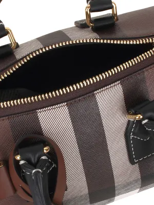 Burberry Mini Checkered Barrel Bag