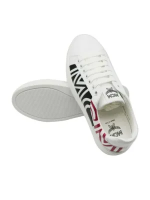MCM Logo Low Top Skateboard White