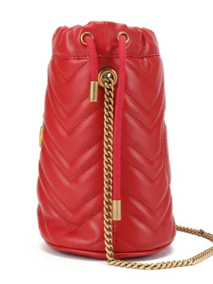 GUCCI GG Marmont mini bucker bag