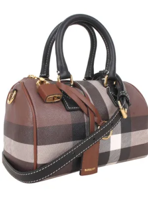 Burberry Mini Checkered Barrel Bag