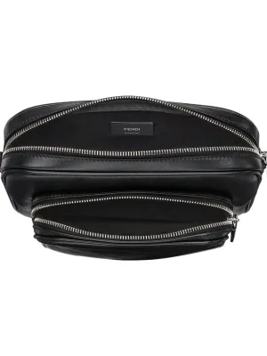 FENDI Calfskin Camera Bag Black