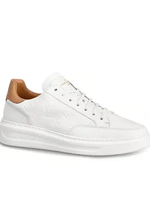 LOUIS VUITTON Beverly Hills Sneakers 'White Monogram With Caramel Top'
