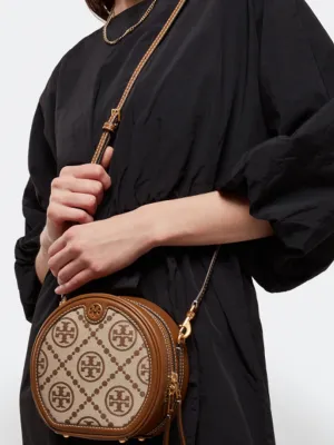 TORY BURCH Monogram Jacquard Hazelnut Brown