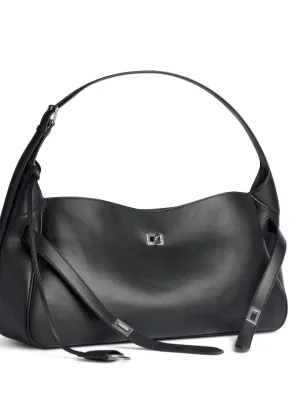 BALENCIAGA Bel Air Medium Shoulder Bag in Black