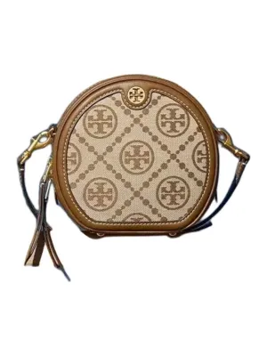 TORY BURCH Monogram Jacquard Hazelnut Brown