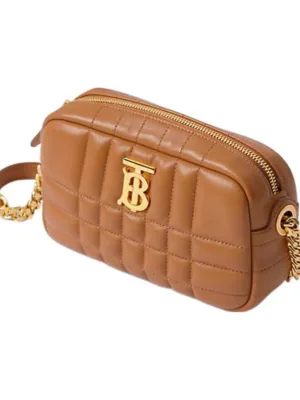 Burberry Lola Bag Sheepskin Brown