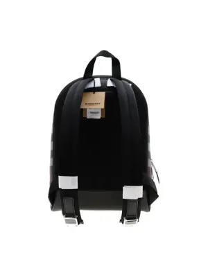 Burberry Cotton Backpack Dark Blue & Red