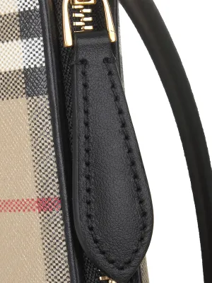 BURBERRY  Vintage Check Pattern Baguette Bag