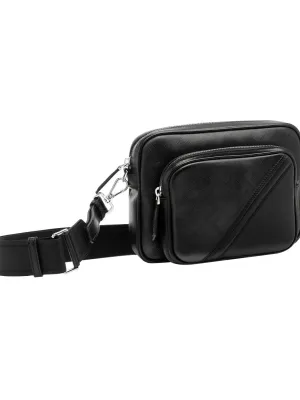 FENDI Calfskin Camera Bag Black