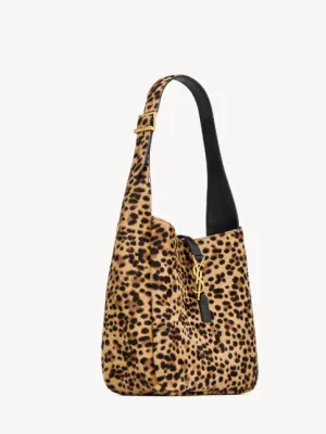 Saint Laurent Paris le 5 à 7 supple small in pony hair leather