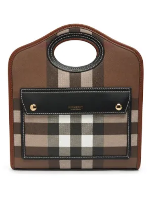 Burberry Title Vintage Check Canvas Tote