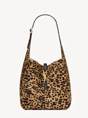 Saint Laurent Paris le 5 à 7 supple small in pony hair leather