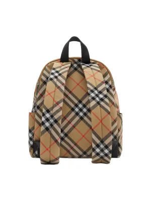 Burberry Polyester Backpack Sandy Beige