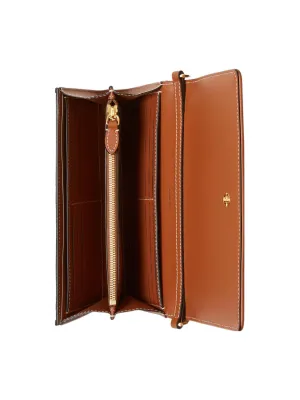 Burberry Polyester Cow Leather Wallet Beige