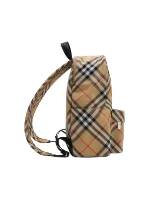 Burberry Polyester Backpack Sandy Beige