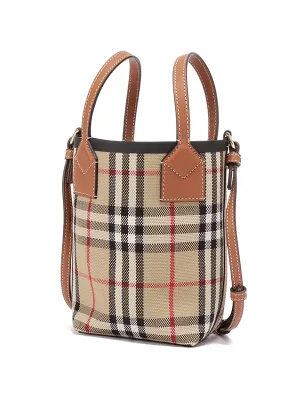 Burberry Society check bucket bag