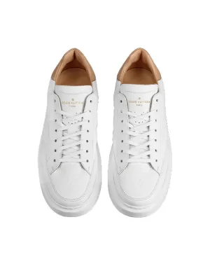 LOUIS VUITTON Beverly Hills Sneakers 'White Monogram With Caramel Top'