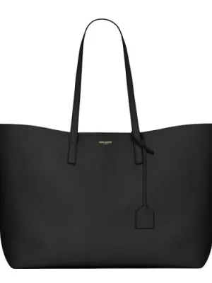 SAINT LAURENT PARIS shopping black leather
