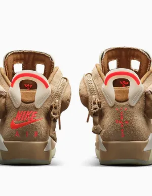 Air Jordan 6 Retro x Travis Scott 'British Khaki'