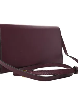 Burberry Printed Logo Mahogany Red
