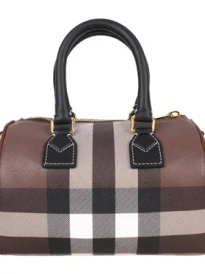 Burberry Mini Checkered Barrel Bag