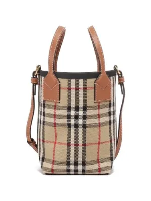 Burberry Society check bucket bag