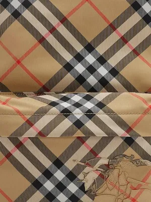 Burberry Polyester Backpack Sandy Beige
