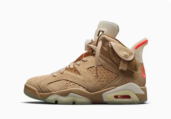 Product Air Jordan 6 Retro x Travis Scott 'British Khaki' Image