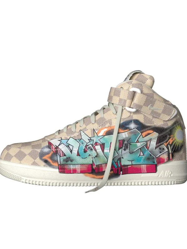 Product LOUIS VUITTON X LOUIS VUITTON Lv Air Force 1 Mid 'Beige' Image