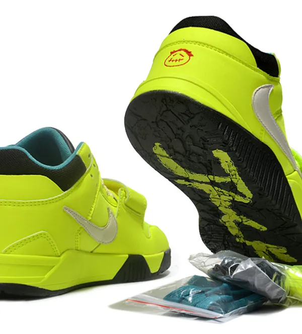 Product Nike Air Trainer 1 x Travis Scott Light Smoke Grey/Lime Image