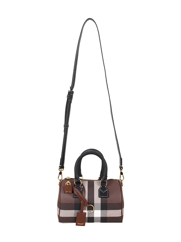 Product Burberry Mini Checkered Barrel Bag Image