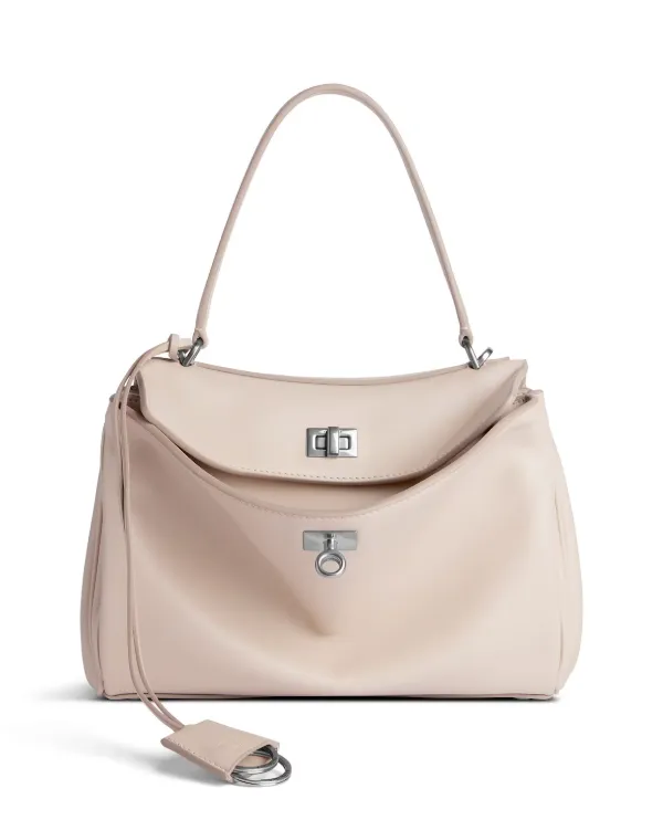 Product BALENCIAGA WOMEN'S RODEO SMALL HANDBAG IN ALMOND Image
