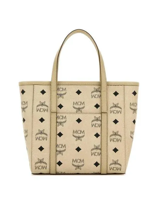 Product MCM Natural Printed Canvas Mini Tony Handbag Image