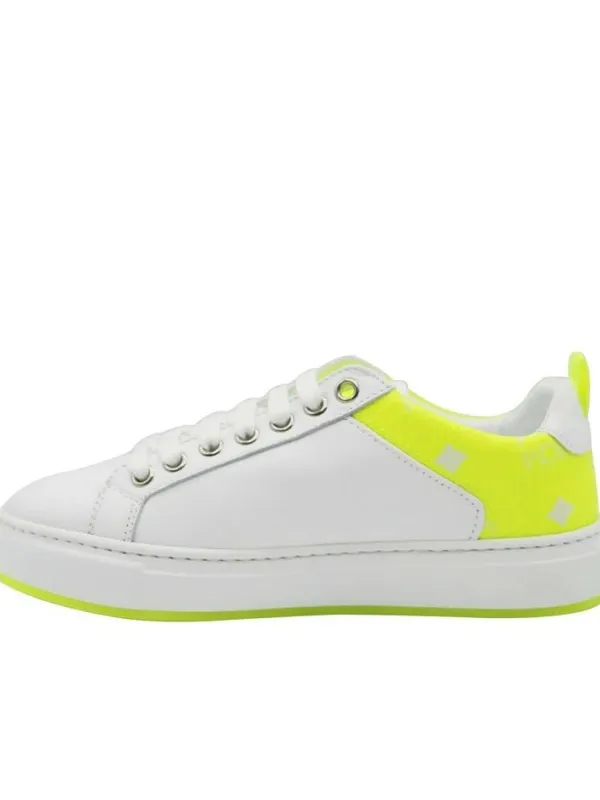 Product MCM Low Top Skateboard Shoes Women's White Image
