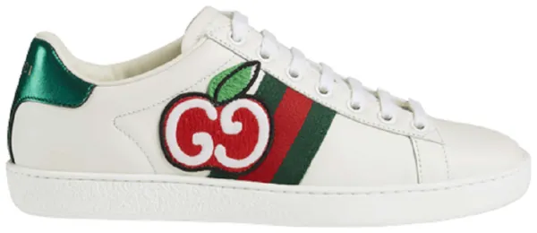 Product Gucci Wmns Ace Low ‘GG Apple Patch White’ Image