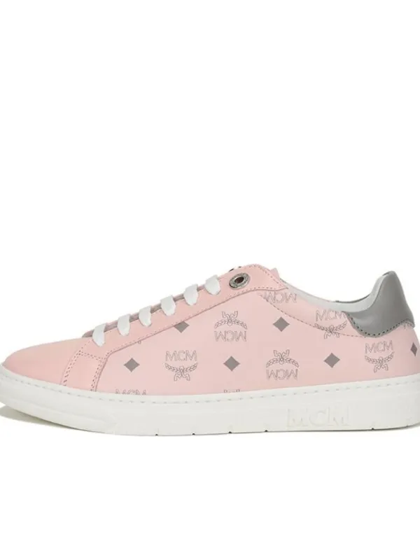 Product MCM Low Top Skateboard Shoes Women's Pink Image