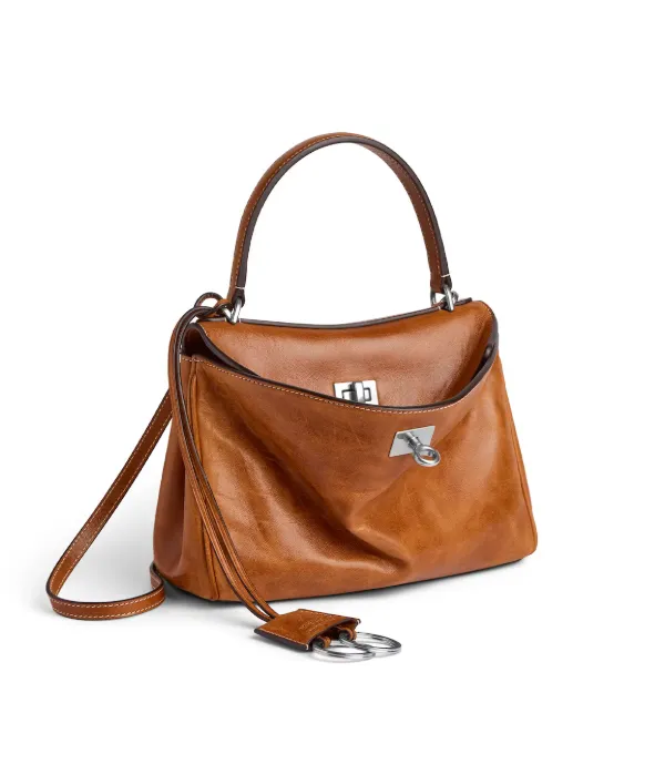Product BALENCIAGA Women's Rodeo Mini Handbag in Tan Cowboy Image