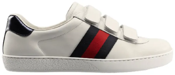Product Gucci New Ace Grip-Strap Low ‘White’ Image