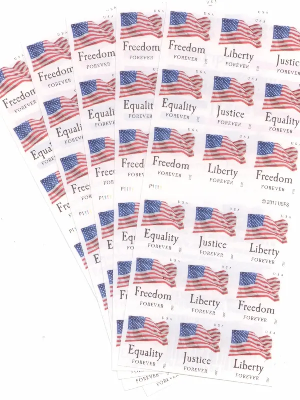 Product Us stamps Forever Stamps Four Flags Image