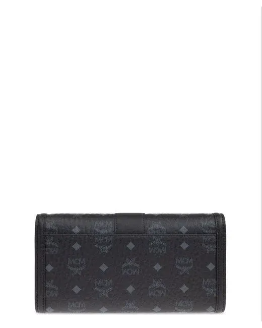 Product MCM Black Tracy Chain-Linked Large Crossbody Wallet Image