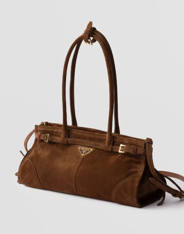 Product Prada Bonnie medium suede handbag Image