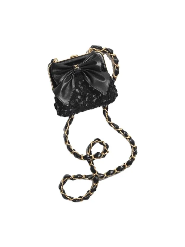 Product CHANEL Tweed Sequins Black Image